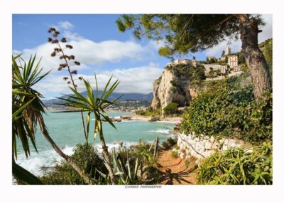 Grimaldi, Italien, med Menton i bakgrunden