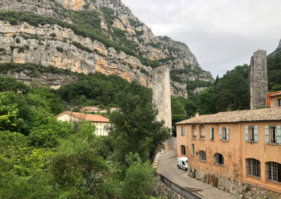 Pont du Loup vid Parc Naturel Régional des Pré-Alpes Maritimes