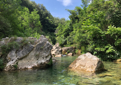 Floden Siagne, Var, vid Parc Naturel Régional des Pré-Alpes Maritimes