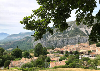 Gréolières vid Parc Naturel Régional des Pré-Alpes Maritimes
