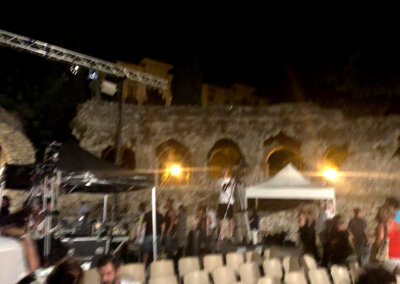 Balett i romersk amfibieteater arrangerad av operan i Nice
