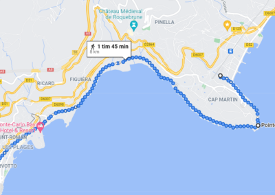 Cap Martin till Monte Carlo